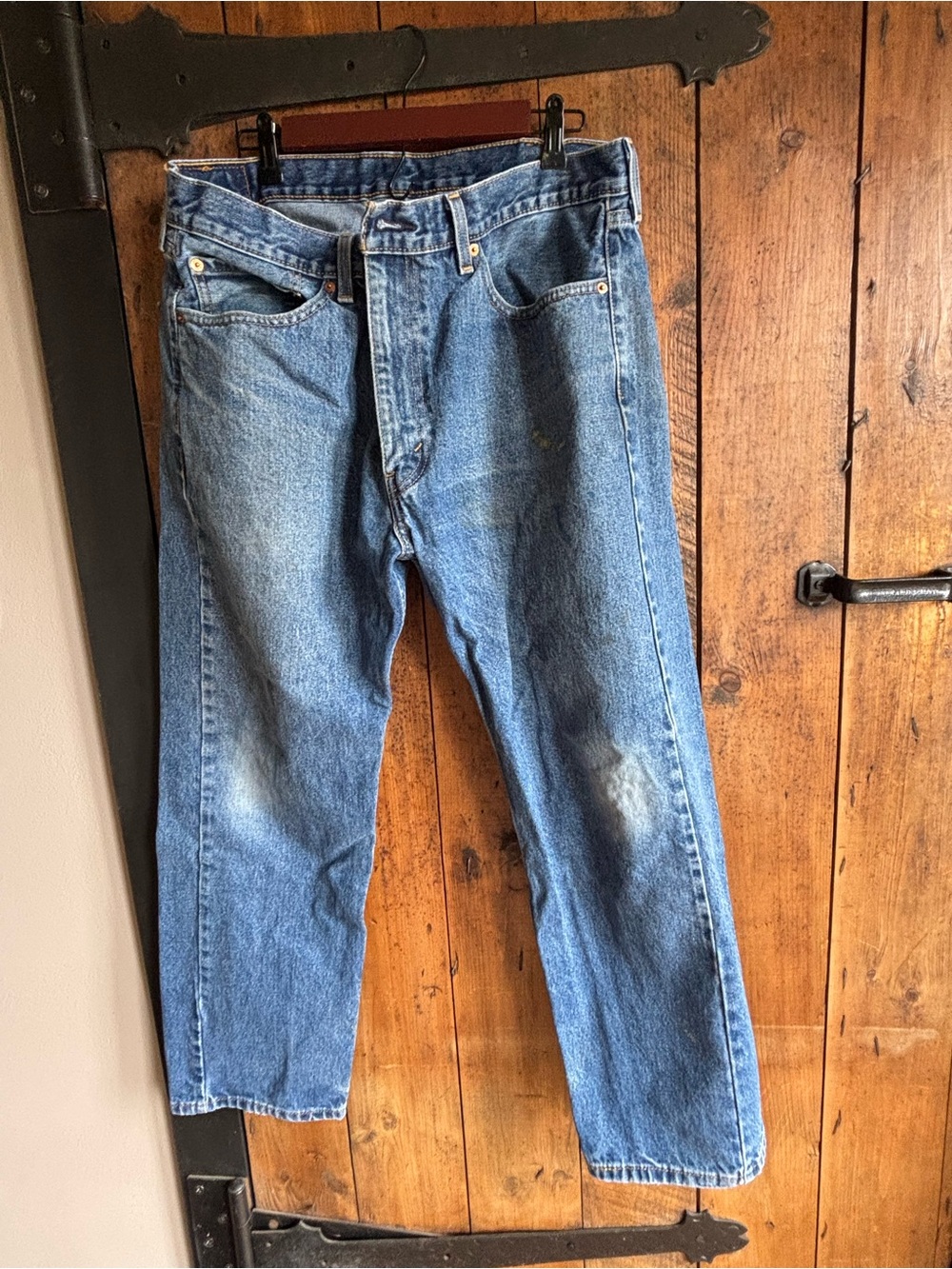 Levi's Men's Light Blue Straight Leg Jeans